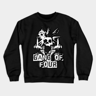 gang of four skeleton punk Crewneck Sweatshirt